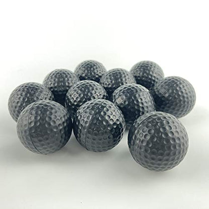 Practice Golf Balls, Foam, Soft for Indoor or Outdoor Training,12 Count Black