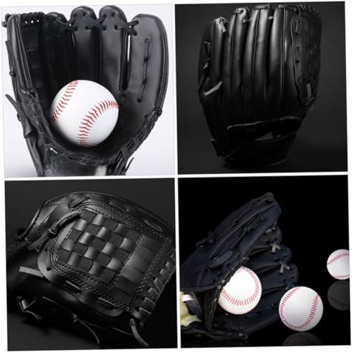 PU Baseball Glove Lightweight Pitcher Training Glove for Youth Infielders Softball Mitt Protective Hand Gear