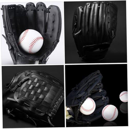 PU Baseball Glove Lightweight Pitcher Training Glove for Youth Infielders Softball Mitt Protective Hand Gear
