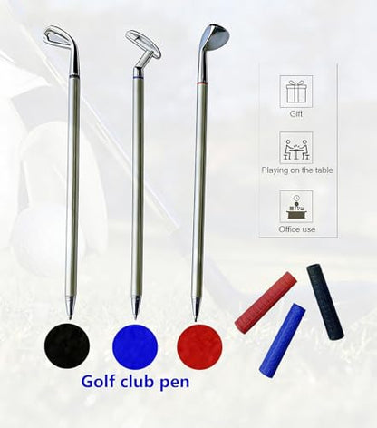 SANTA CASA Golf Pen Set & Mini Desktop Golf Putting Green Game, Funny Gifts for Golfers Adults Teens Boss Coworkers, Office Desk Toy, Stocking Stuffers, Stress Relief Gadget