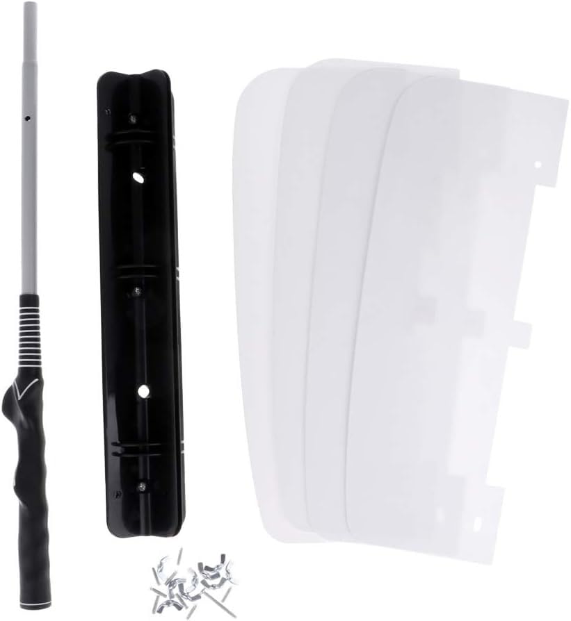 HOW TRUE Golf Power Resistance Trainer Golf Swing Trainer Golf Power Swing Fan, White