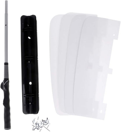 HOW TRUE Golf Power Resistance Trainer Golf Swing Trainer Golf Power Swing Fan, White