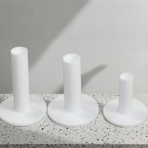 Golf Practice Tees 1/3/4 Pieces Packed Rubber Tee Indoor and Outdoor for Driving Range and Practice Mat White/Black/Orange/Glow - color: Glow