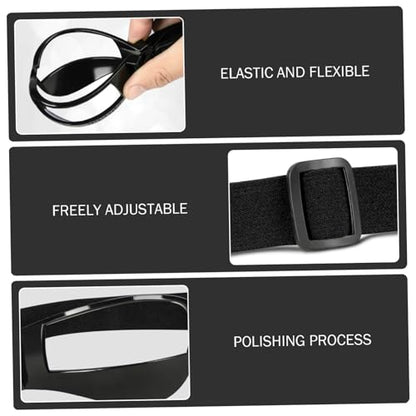 Basketball Dribbling Goggles Training Glasses with Case Adjustable Strap Eye Shield for Ball Handling Skills Practice Flexible Sports Equipment for Kids Teens Adults