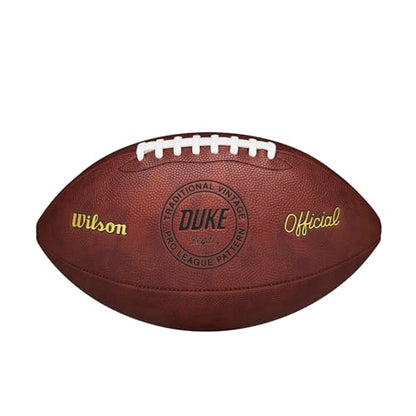 WILSON The Duke NFL Throwback - Official Size, Brown