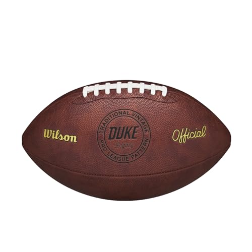 WILSON The Duke NFL Throwback - Official Size, Brown