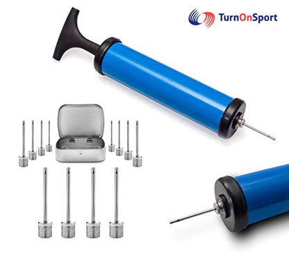TurnOnSport Basketball Pump Needle - Ball Pump Inflation Needles Pack of 12 - Inflate Pump Needle for Balls - Pump Needle Adaptor Soccer Rugby Football Volleyball Ball - Inflatable Air Pump Needle