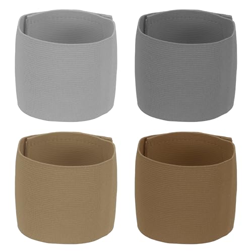 Soccer Captain Armband, Elastic Wrist Arm Bands Adjustable Player Team Leader Anti-Slip Badge Sports Accessories-Fit - color: Earthy Tones
