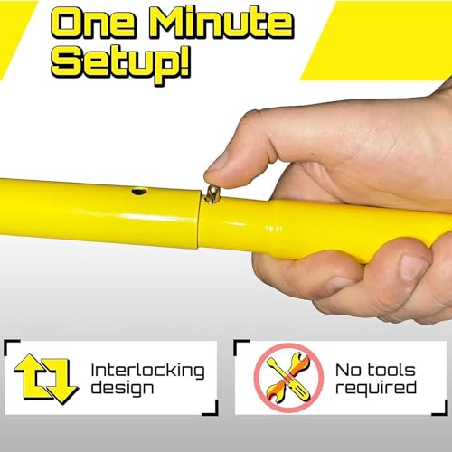 Mini Pickleball Dink Net 4ft Rebounder for Driveway Outdoor Indoor Badminton