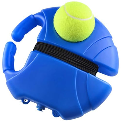 Tennis Trainer Rebound Ball for Self Practice, Bounce Back Tennis Ball, Tennis Training Equipment Kit with 1 Base and 1 Ball for Beginners Sport Exercise, Portable Tennis Training Tool