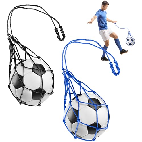 2Pcs Football Kick Trainer,Soccer Ball Kick Trainer Net Fits Ball Size 3, 4, 5,Football Training Equipment