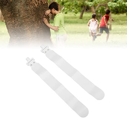 Flag Football Set, Adjustable Flag Football Belts for Kids Youth and Adults Training, 5pcs - color: White
