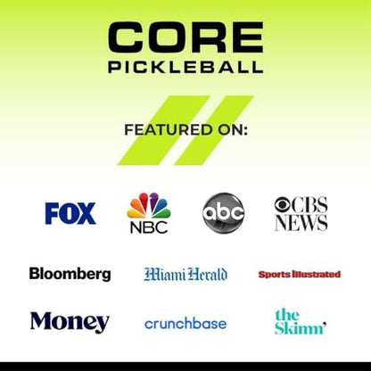 CORE Crack-Resistant Outdoor Pickleball Balls - USAPA Approved Durable Pickle Balls for All Levels of Play - Pickleballs for Outdoor Play (Neon)
