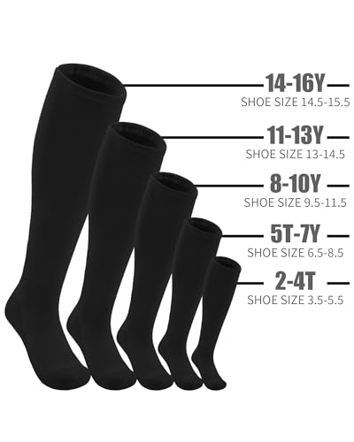 QBK Toddler Baseball Socks And Belt Youth Softball Tee Ball Combo Set for Boy Girl (2 Pairs of Socks & 1 Belt)