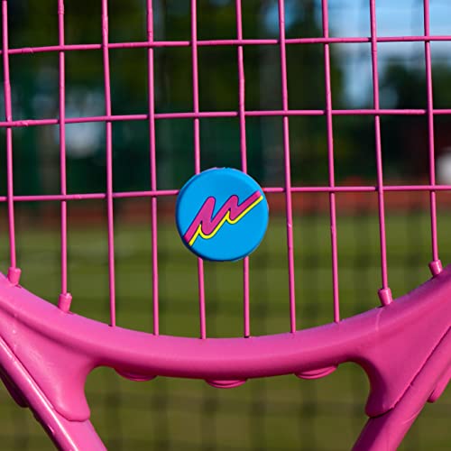 Get A Grip Tennis Dampeners – Vibration Dampener for Tennis Rackets – Shock Absorbing, Reduce String Vibration & Improve Feel – Fun, Colourful, Retro Designs – Tennis Accessories Gift - color: Soaking Up Vibes