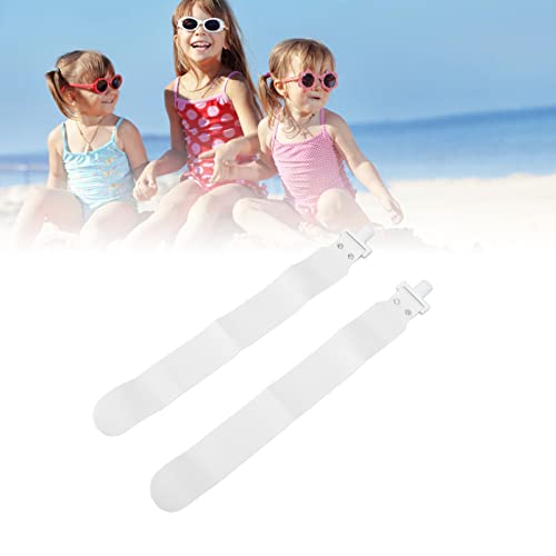 Adjustable Flag Football Set, 5 PCS PP Flag Football Belts with 10 Flags for Youth and Adults, Durable Training Equipment for Beach Games and Team Sports (White)