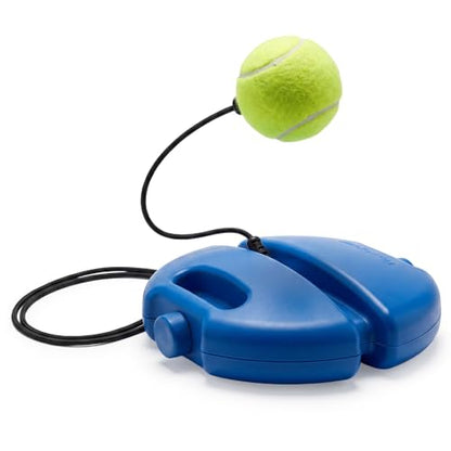 Tennis Ball Training Baseboard, Upgraded Tennis Trainer Equipment Set, Tennis Trainer Ball with String, Tennis Trainer Rebound Ball, Multifunction Tennis Practice Rebounder - color: Blue-1PC