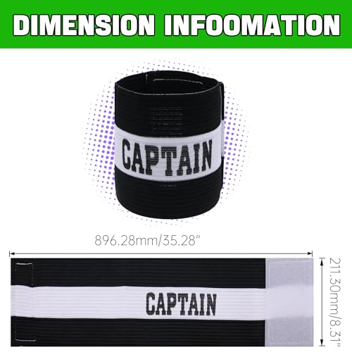 Adjustable Soccer Basketball Player Captain Arm Band