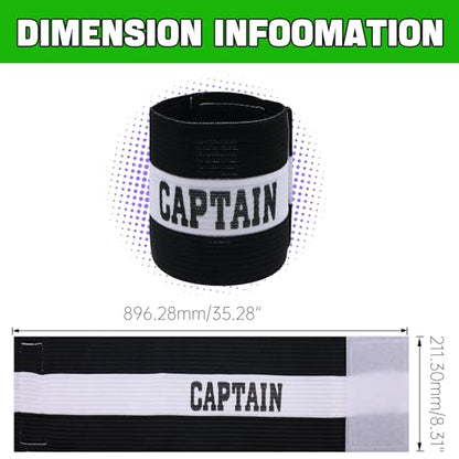 Adjustable Soccer Basketball Player Captain Arm Band