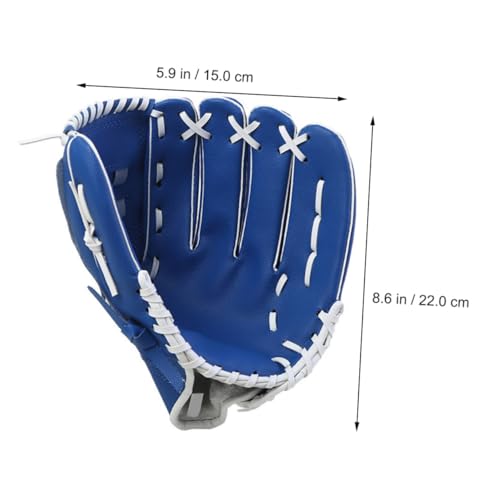 PU Baseball Glove Lightweight Infield Pitcher Training Mitt for Youth Softball Practice Protective Sports Gear