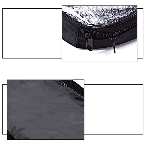 Set Rackets Carry Bag Wood 4 Balls for Indoor Women Adults Equipment, Black