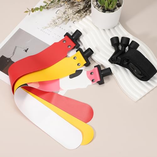 Flag Football Set, Adjustable Flag Football Belt with 1 Belt and 3 Flags Easy Tear Away - color: Sky Blue