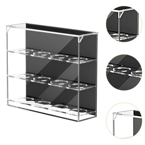 Golf Ball Display Case 12 Holes Storage Decorative Office Modern Cabinet Shelf Golf Pingpong Ball Holder