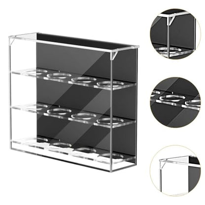 Golf Ball Display Case 12 Holes Storage Decorative Office Modern Cabinet Shelf Golf Pingpong Ball Holder