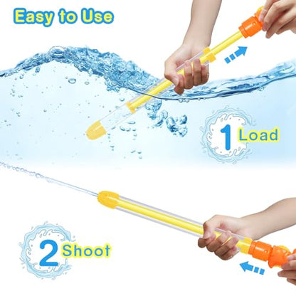 Dsmile 3 Pcs Water Gun for Kids Adults,Plastic Handle Outdoor Swimming Pool Beach Summer Fun Party Games for Girls Boys Teens Adults - style: Squirt nozzle(Dinosaur)*3