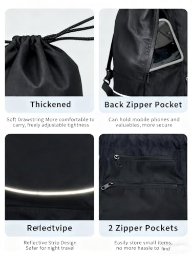 SSZYace Basketball Backpack for Boys Men Women Drawstring Backpack Basketball Bag - color: Blue