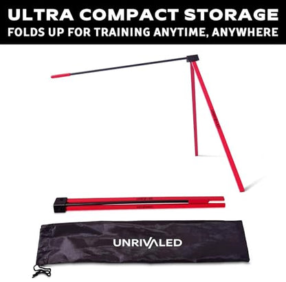 Unrivaled Perfect Field Goal Football Kicking Tee Stand, Red