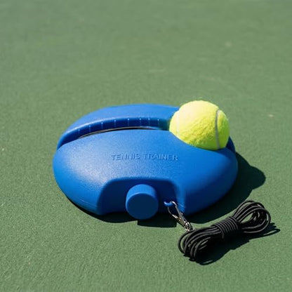 Tennis Trainer 2026 Upgraded Tennis Rebounder with Weighted Base, Portable Solo Practice Training Tool for Home & Backyard, Multifunctional Tennis Ball Training Baseboard Practice Kit