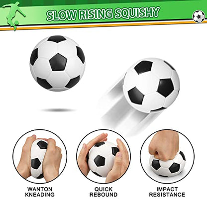 5 Inch Foam Mini Soccer Balls for Indoor Mini Soccer Hoops, Soft Squishy Soocer for Soccer Game Sets | Swimming Pool Balls Beach Balls Great Sport Gift for Adults & Kids Sensory Stress Balls 3 Pack