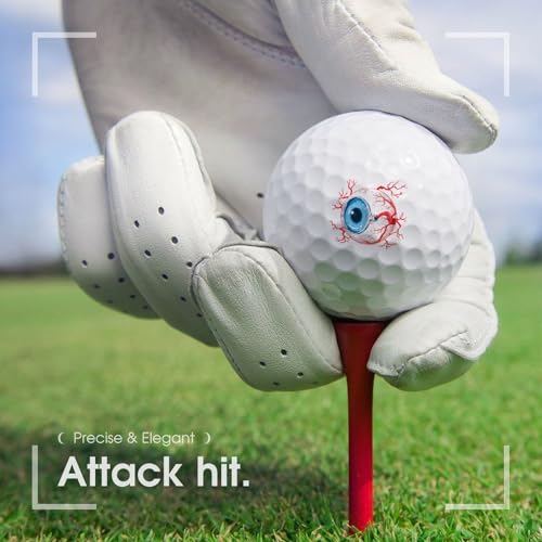 Eyes Relaxed Golf Ball Soft Feel Golf Practice Balls for Golfs Course Daily Training