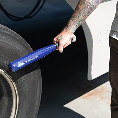 United Pacific 17" Aluminum Tire Checker Bat, Robust & Durable, Wrapped Handle, Truck Tire Checker Bat - ONE BAT - color: UP Blue