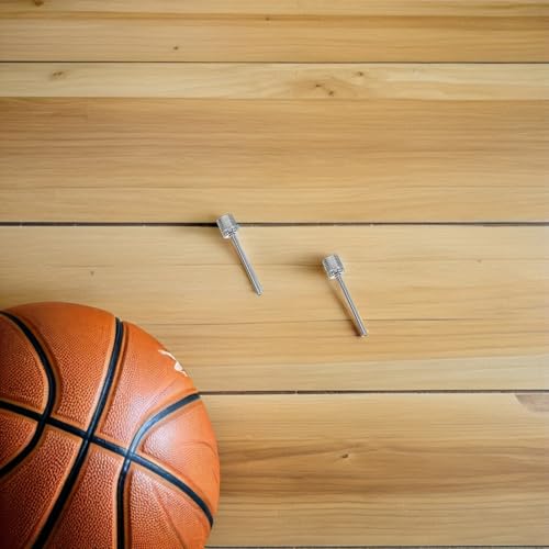 120pcs Stainless Steel Ball Pump Needle Set, Straight Air Inflation Needles for Basketball Football Volleyball, Sports Ball Pump Replacement Accessories for Team Sports