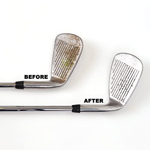 Lifestyle Basics Bite Golf Club Grip Cleaner Spray | Keeps Clubs, Irons, and Drivers Clean | Use With Cloth, Brush, or Bottle Brush Refill | Restore Grip Tack