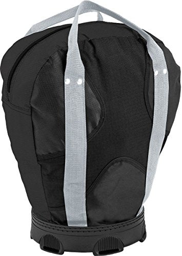 Champion Sports Lacrosse Ball Bag: Nylon Sports Training Tote for Lacrosse, Baseball and Tennis,Gray/Black