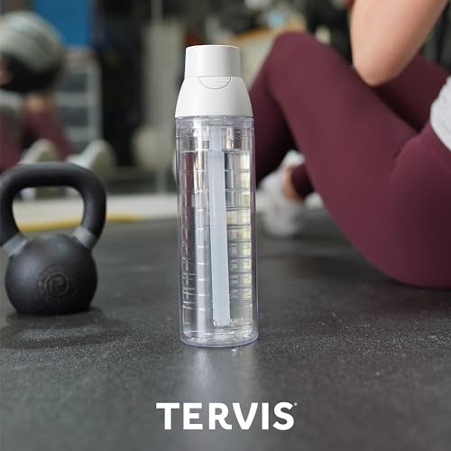 Tervis Venture Lite Pickleball Made in USA Double Walled Insulated Tumbler Travel Cup Keeps Drinks Cold & Hot, 24oz Water Bottle, Classic - style: Pickleball