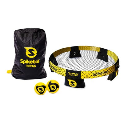 Spikeball Titan Game Set - Stronger Frame & Enhanced Stability, Includes 1 Pro Ball & 1 Atlas Ball, Competition Ready, Portable with Carry-Bag