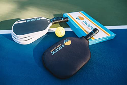 Carbon Fiber Pickleball Paddles | USAPA Approved Pickleball Paddles | Pro Grit Texture, Max Spin & Comfort | Pickle Ball Paddles Include Paddle Cover | 13MM & 16MM - color: PIPELINE LTE 16.25" x 7.75" x 16mm