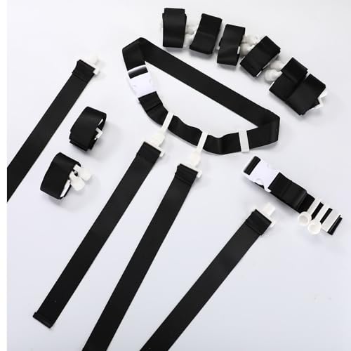 Peryiter 2/12/24/36 Player Flag Football Belt, Adjustable Football Belts and Flags for Kids Youth Adult Sport Team Training