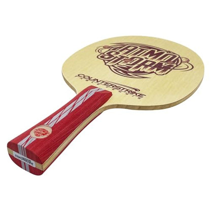 Counterstrike Atmostorm Paddle Bundle (Includes Hard Case & 6 Balls) | Ping Pong Paddle | Offensive Table Tennis Paddle | ITTF Approved | Ping Pong Set - color: Black Matte Fiber Hard Case