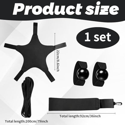 Volleyball Training Equipment Aid, Volleyball Rebounde,Serving, Spike,Set Trainer for Beginners Posture Corrector