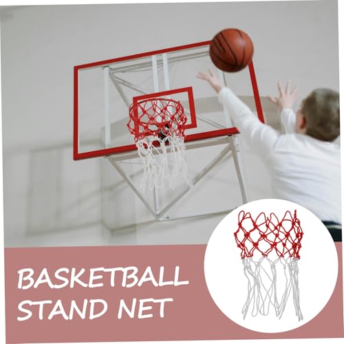 Toddmomy 2pcs Heavy Duty Basketball Net Thick Outdoor Basketball Frame Replacement and Wear-Resistant Fits Standard Hoops for Indoor and Outdoor Use