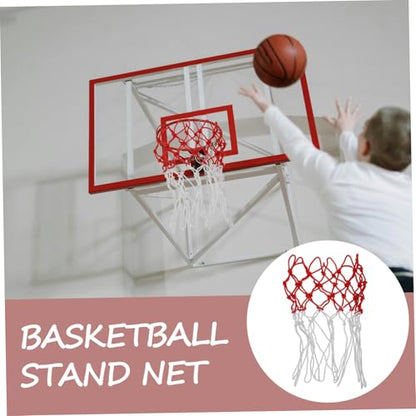 Toddmomy 2pcs Heavy Duty Basketball Net Thick Outdoor Basketball Frame Replacement and Wear-Resistant Fits Standard Hoops for Indoor and Outdoor Use