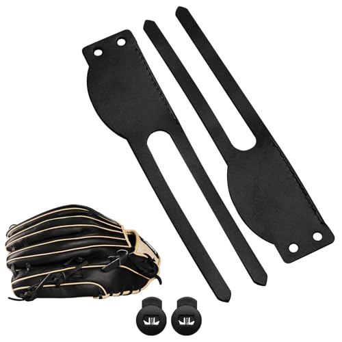Baseball Glove Replacement Ring-Widened Comfortable Thumb Leather Strap for Repair with Glove Locks.Compatible with All Brands.Black，Red ，Tan，Light Blue. - color: Black