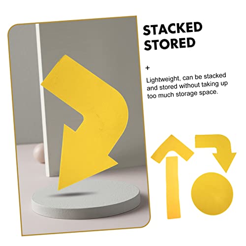 Toddmomy Directional Marker Classroom for Rectangular Marking Pads Site Marking Lines Poly Spots Flat Sports