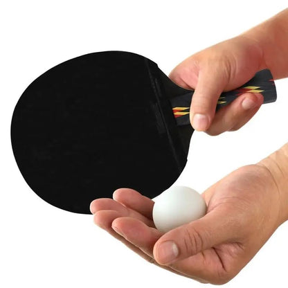 KEVENZ 2-Pack Patent Advanced Table Tennis Racket Come with Anti-Skid Handle, Wooden Blade Surrounded by Rubber