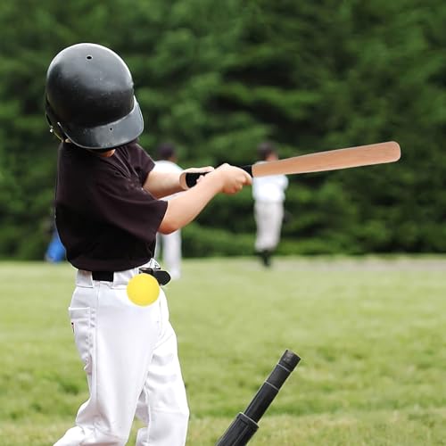 BESPORTBLE Solid Wood Baseball Bat 21 Inch Lightweight Handheld Training Stick for Youth and Adults Outdoor Baseball Practice Durable Beech Wood Construction